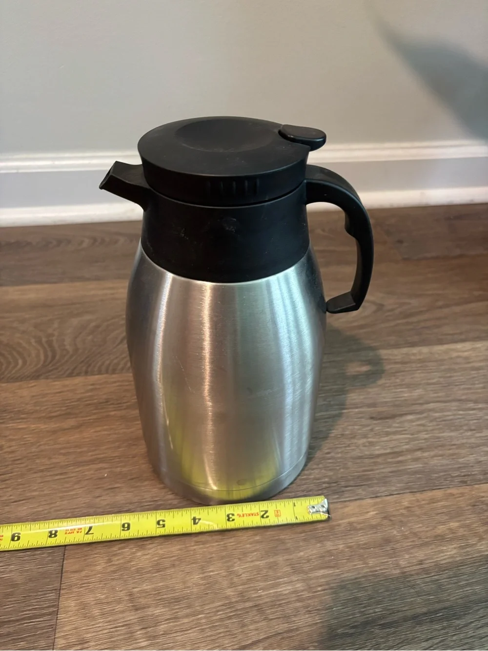 Oggi Thermal Vacuum Carafe Stainless Steel w/Top New Without Tag